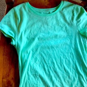 Teal wonder nation t shirt size (10-12)